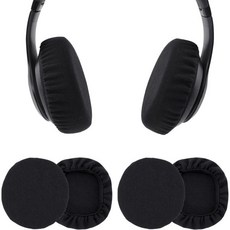 블링킹덤 2개 세트 헤드폰 이어패드 커버 땀 세척 가능하고 신축성 있는 보호대 헬스장 도서관 공부 게임용 911cm, 블링킹덤 2개 세트 헤드폰 이어패드 커버 땀 세척 가능