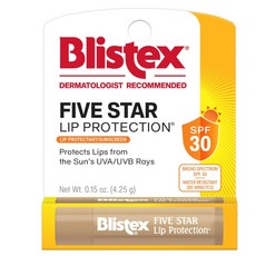 Blistex Five Star Lip Protection 防曬潤唇膏, 1個, 五星級防護 效期2026.08