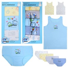 이너핏 꼬마버스타요 남아동 런닝 팬티 8종 세트