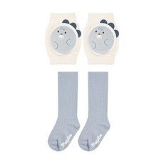 메르베 유아 아동 니삭스+무릎보호대 양쪽 2종 세트 국내생산