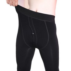 秋冬刷毛保暖男士光腿神器 一件式緊身保暖褲襪 刷毛內裡 顯瘦保暖