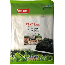 짭잘하고 맛있는 전장김 녹차김 자취반찬 식탁김 [미섬태건유통] [원산지:국산], 6개, 20g