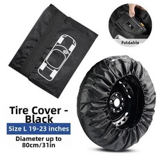 여행용 휠 프로텍터 스페어 타이어 커버 실버 코팅 원단 폴리에스터 소재 태피터 트럭용, 5. B, 1개