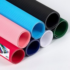 PaperPhant 컬러 골판지 Corrugated Cardboard, 7컬러(B타입) 50cm X 35cm(4절) 14매