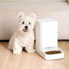 VARRAM 寵物寵物動物智能自動餐, 2.6kg, 白色