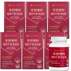 여성 갱년기 유산균 식약청인증 회화나무 열매 추출물 갱년기 영양제 우먼케어 헬씨딜리버리, 6개, 60회분