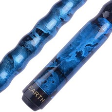 AB EAR 이어th 147.3cm(58인치) 수영장 큐/풀 스틱 인체 공학적 디자인 견목 캐나다 단풍나무 13mm 팁 532.3-595.3g(18-21온스) 당구 큐 B1SN, 블루