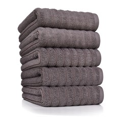 록신 도톰한 프리미엄 호텔 수건 150g 40수 코마사 데일리 타월, 5개, 진회