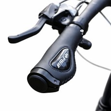 아띠꼴로 자전거 핸들 그립 MTB 가죽 손잡이 실리콘 핸드그립, 제트블랙, 1세트