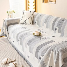 고양이 발톱 방지 소파 커버, 180x200 (1인용), 소원 회색