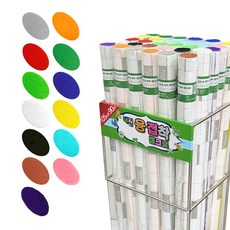 롤접착융 90x105cm 깔끔한 재단융접착 게시판 찍찍이용 융접착 13컬러, 노랑