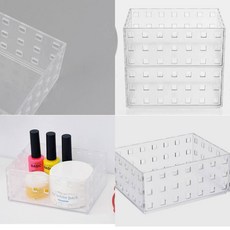 사각수납함 140x105 화장품수납 사무실수납함 선반정리함 ehd5552CC