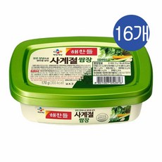 CJ 해찬들 사계절쌈장, 16개, 170g