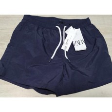 Zara 男士泳褲 深藍色 M號 型號 8574 458 401