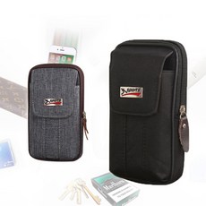 미니 가방 휴대폰가방 허리쌕 벨트 캐주얼 포켓가방, (블랙), 1개