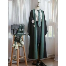 哈利波特 學院長袍 巫師袍 環球影城授權 霍格華茲演出服裝, 1個, 園區版：單件魔法袍+大禮包+運費險,兒童L【125-150CM】