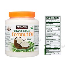 커클랜드 유기농 코코넛 오일 대용량 2.48L 설날 준비 KIRKLAND SIGNATURE ORGANIC COCONUT OIL 84 FL. OZ., 1