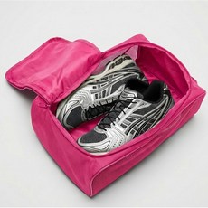 노바리스 경량 풀 메쉬 스포츠 신발 주머니, 핑크, 1개