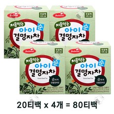 베베스트 순 결명자차 티백, 2g, 80개입, 1세트