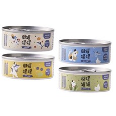 毛孩舟舟 肉泥貓主食罐, 80g, 24個, 鮪魚+干貝+大黃瓜