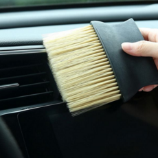 차량용 청소 브러쉬 틈새 송풍구 자동차 차량용 세차 브러쉬 실내 먼지 에어컨 클리너 용품 털이 내부 떨이