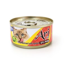 아리캔 (참치+헤어볼) 80g, 참치, 헤어볼, 1개