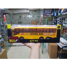 오프로드 손으로조종하는 산악 버기카 스턴트카 카 터보, 32CM 노란색 버스 828-B3