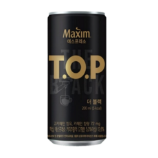 티오피 맥심 더 블랙 커피, 200ml, 24개