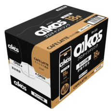 Oikos 咖啡拿鐵風味 蛋白質飲料 18g 蛋白質 240mlx12入, 1箱, 240ml