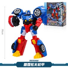 台灣熱賣 正版迷你特工隊 恐龍力量 變形合體 炫龍機甲獸王 力量機器人玩具, 【雷霆炫龍機甲】, 1個
