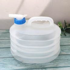 하마 자바라 물통 2호 5L 5995/ 휴대용 폴딩 접이식 캠핑 워터탱크 워터저그, 1개