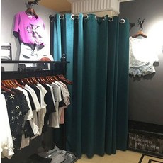 간이 매장 피팅룸 임시 이동식 행사 부스 학교 가리개, 블루그린
