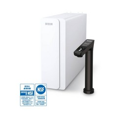 【賀眾牌】UR-5962 智慧雙效1600G大流量無桶式RO淨水器 洗飲分流/廚下型/全電壓適用, UR-5962 曜石黑