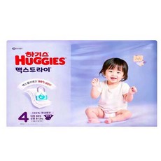 하기스 NEW 맥스드라이 밴드형 남여공용, 4단계, 60매