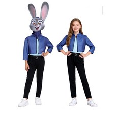 瘋狂動物城朱迪兔子警官兒童運動服cosplay服裝聖誕節舞臺演出服