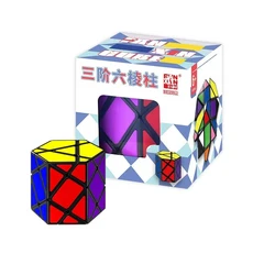 FanXin Fun FTO 회전하는 팔면체 3x3 육각 프리즘 특수 모양의 매직 큐브 스피드 피젯 큐보 마기코 퍼즐 장난감 선물, [03] As Show B
