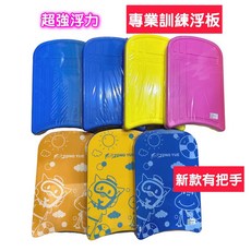 詹姆士的店 浮板 訓練用浮板 游泳輔助器 雙色浮板 助泳 學游泳 打水浮板, 浣熊新款-有把手，不挑色（一單最多6個