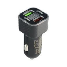 차량용 충전기 380W 초고속 지원 다중 포트 전압 디지털 디스플레이 모바일 전화 어댑터, 01 1Pcs