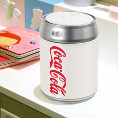 채밀리 휴지통 코카콜라 로고 캔 9L 자동센서, 1.5L 레드