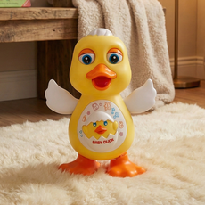 이큐나라 춤추는 오리 터미타임 돌아기 장난감, 1개