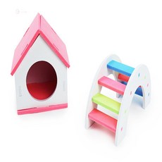 진짜수박 햄스터용 장난감 햄스터하우스, 다리 무지개