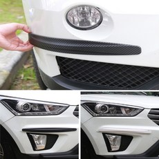 자동차 범퍼 보호대 스트립 스크래치 충돌 코너 스티커, 1개, 화이트(1108-2)