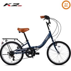 2025 케이투바이크 미니벨로 접이식자전거 브로디 7단 20인치, 펄네이비, 1개, 148cm, 미조립