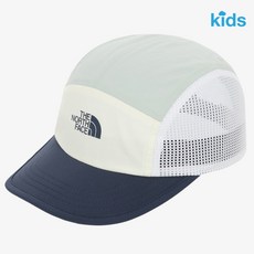 [국내매장판] 노스페이스키즈 키즈 메쉬 컬러 블럭 캡 어린이 여름 캡모자 네이비