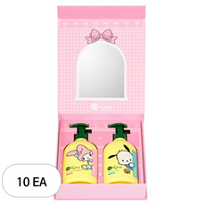 그린핑거 산리오 유아용 마이키즈 하우스 로션 플러스 320ml + 워시 320ml 세트, 10세트
