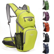 스키 스노보드 러닝 MTB 사이클링을 위한 르뮤블트 하이킹 데이팩 방수 자전거 백팩 15L 경량 내구성, 라임, 1개