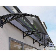 렉산 지붕 캐노피 빗물받이 두께 발코니 투명 비막이 지붕재, 80x100cm