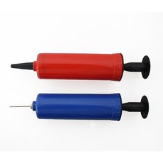 枕頭山 兩用手握式打氣筒 籃球/球類/氣球適用 輕巧便攜 快速充氣, 1打氣筒+氣球球針+籃球球針, 1個