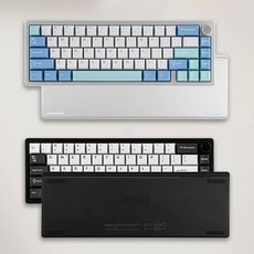 [HL샵]EPOMAKER Galaxy65 에포메이커 알루미늄 기계식 키보드 무선 블루투스 핫스왑 커스텀 게이밍 키보드, KTT블루베리아이스크림축, 블루