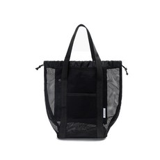 뷰레이터닷컴 하이큐 메쉬 목욕가방 매쉬 스파백 사우나 목욕탕 샤워 가방, 블랙